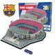  3D PUZZLE FC BARCELONA FOOTBALL STADIUM CAMP NOU LA LIGA MESSI BIG 69 pieces.