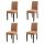 Chair cover Ameho chair cover, brown