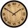 Clock for home Wooden Story Wall Clock, Black, Brown Tones, 32 cm