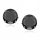  SILVER EARRINGS p925 ZIRCONIA black round Studs Cubic zirconia 10mm