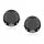  SILVER EARRINGS p925 ZIRCONIA black round Studs Cubic zirconia 10mm
