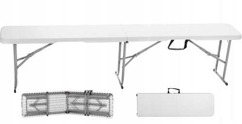 Benches for garden and terrace Bench without backrest, plastic, 183 x 28 cm