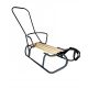  CHILDREN'S TRADITIONAL SLED WITH BACKREST AND PUSHER STRONG 100kg