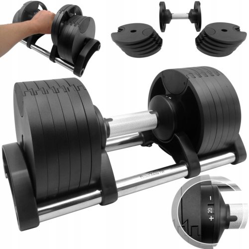  Adjustable dumbbells FIXEM 1x 20 kg