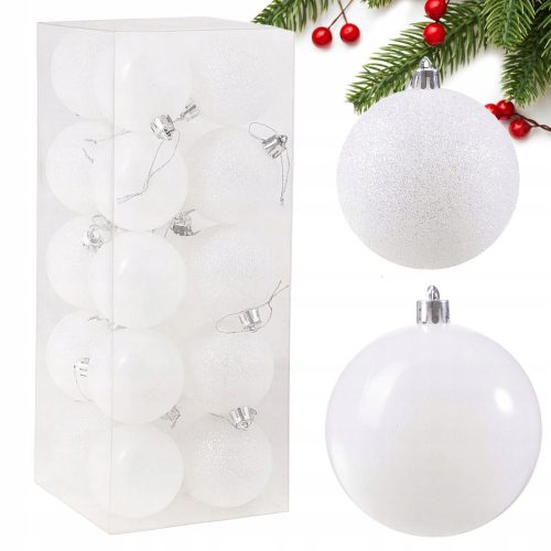  CHRISTMAS BALLS FOR THE CHRISTMAS TREE 8 cm SET OF 20 CHRISTMAS BALLS, UNBREAKABLE