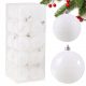  CHRISTMAS BALLS FOR THE CHRISTMAS TREE 8 cm SET OF 20 CHRISTMAS BALLS, UNBREAKABLE