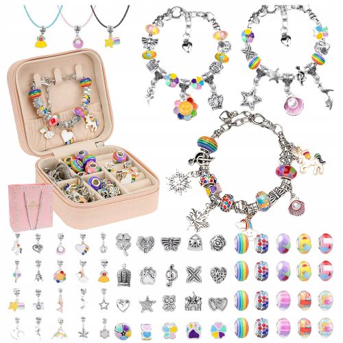  KIT FOR MAKING BRACELETS, NECKLACES, JEWELRY, DIY CHARMS PENDANTS