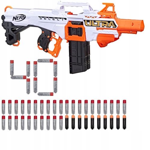  Nerf Ultra Gun Select Launcher with Arrows F0958 + NERF AccuStrike Ultra Junior Cartridge Set 20 pcs