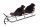  Large sleds duo twin tandem for children with backrest solid light belts PL