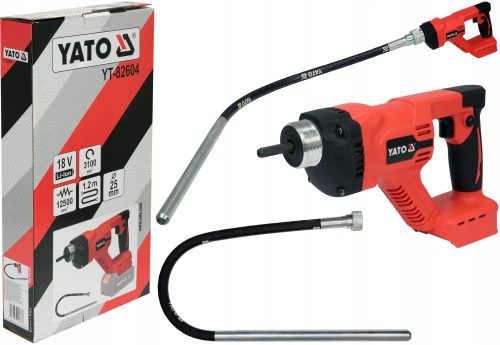 YATO CONCRETE VIBRATOR VIBRATING POPE + 18V BATTERY DRIVE BODY