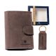  Peterson wallet genuine leather brown PTN SET-M-1542L-CHM - men