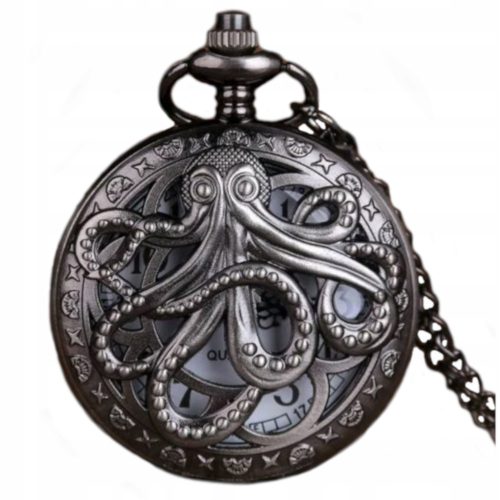  Men's Pocket Watch Chain Octopus Vintage GIFT FOR HIM