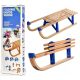  SLEDS FOR ADULTS AND CHILDREN WOODEN FOLDABLE WITH ONE MOVEMENT SAFE