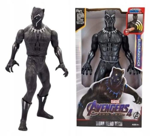  BLACK PANTHER AVENGERS LARGE POSABLE FIGURE WITH SOUND