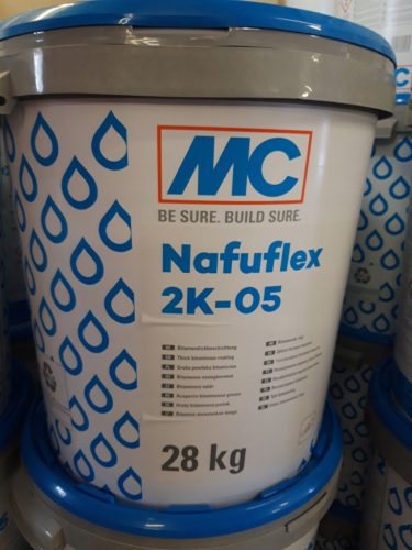 Polymer-modified winter insulation Nafuflex 2K-05 KMB, 28 kg package