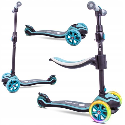  Three-wheeled scooter J02.013.1.4 Black, Blue
