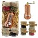  Copper Turkish Mill Gift Set & 4 Types of Pepper