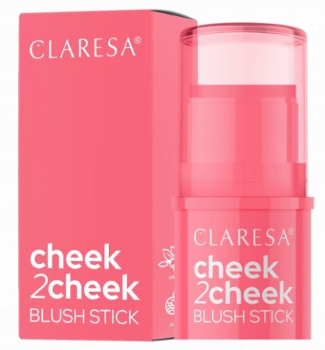  CLARESA CHEEK 2 CHEEK CREAM BLUSH STICK 02 NEON CORAL