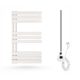  Sophia electric towel rail bathroom radiator 850x500 - 600W white