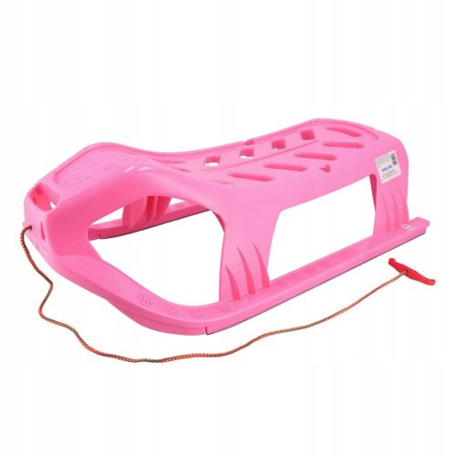  PLASTIC SLED BABY MIX SNOW STAR PINK