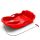  PLASTIC SLED WITH BACKREST AND BRAKES BABY MIX SPEED BOB RED