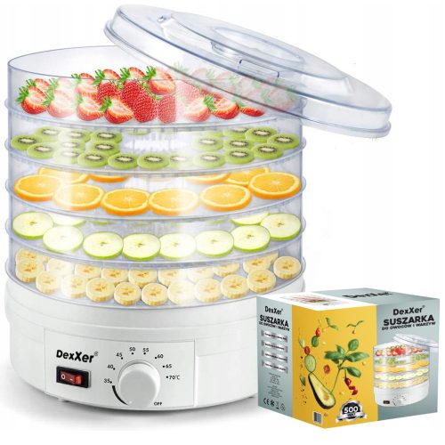  DexXer Dehydrator 5 Levels 500 W