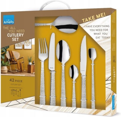 Cutlery sets Amefa FELICITY TREND cutlery set, stainless steel, 42 pcs.