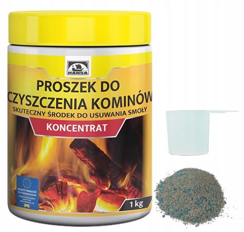 POWDER FOR CLEANING THE CHIMNEY OF THE GOAT OVEN, FOR REMOVING SOOT, TAR, HANSA