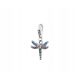  Apart Silver pendant charm dragonfly