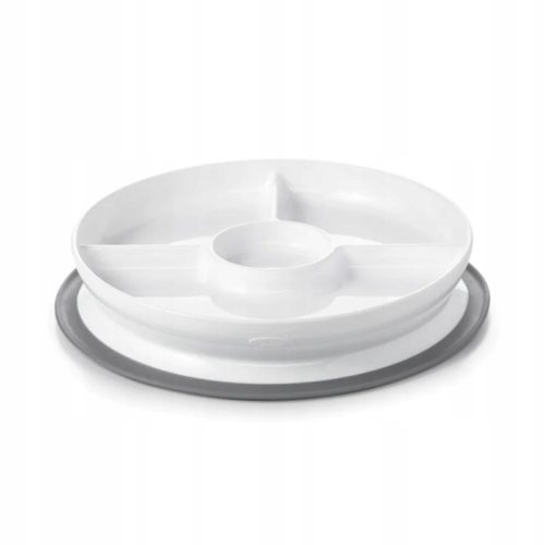  Divided plate with silicone suction cup Oxo 61154100 white-grey