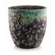 Pots and planters for outdoor and garden Polnix flowerpot 30 cm x 30 x 29 cm diameter 30 cm ceramic multicolored