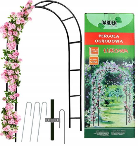 Pergolas - Pergola Metal Dekorstar Arch 240 cm