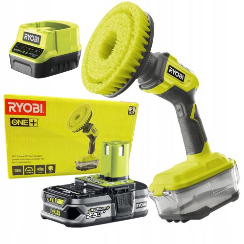  Brosse à batterie électrique Ryobi + ensemble d'outils électriques Ryobi RC18120-125 3 pièces