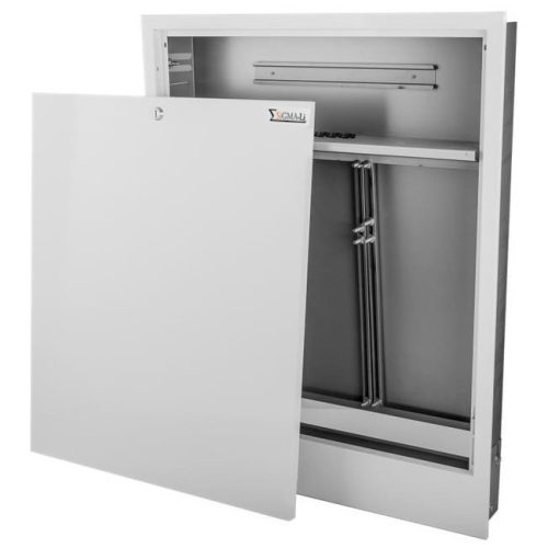  Flush-mounted cabinet with space for controlling up to 4 SIGMA-LI circuits