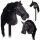  Horse on a stick. Plush horse head with horse sound