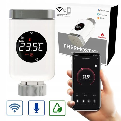 Tuya WiFi thermostat head, SMART Termotiq radiator thermostat