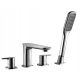 Omnires chrome bath and shower faucet