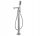 Freestanding single lever bathtub faucet Omnires Hudson Chrome