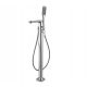 Freestanding single lever bathtub faucet Omnires Hudson Chrome