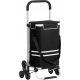 Bags and Shopping Bags Songmics Shopping Cart, Black Polyester