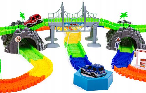  Creative MOTORWAY for children, cars, cars, obstacles, bridges, tunnels