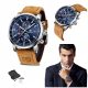  Men's Watch Elegant Classic On The Strap Benyar Chronograph Date Display