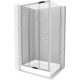 Omnires Chelsea shower cubicle with sliding doors 100 x 90 cm