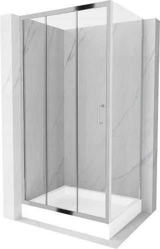 Omnires Chelsea shower cubicle with sliding doors 100 x 80 cm