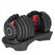  Coated/rubberized adjustable dumbbells 4FIZJO 1x 24 kg