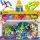  Large building blocks for children, colorful suction cups, Happy Smileys, 96 pieces