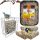 Boxes (houses) and birdhouses METAL FEEDING BOX FOR FAT BLOCKS + FAT BLOCK FOR BIRDS 3 pcs