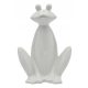  A ceramic garden frog figure for the garden