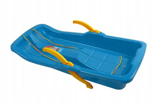  PLASTIC BOBSLEY SLED FOR CHILDREN SLIDE WITH BRAKES AND ROPE