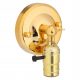  Garden wall lampshades in yellow and gold E27 250 W